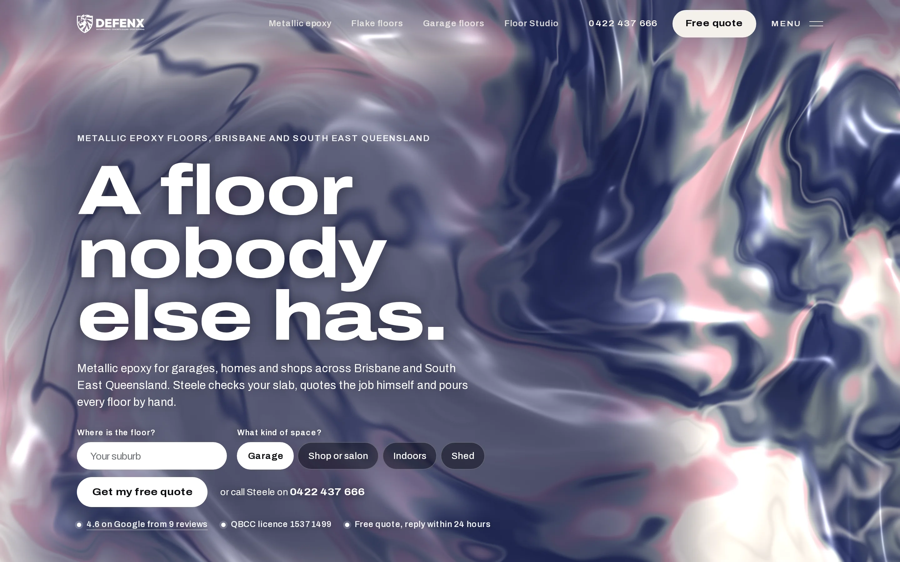 DefenX, Flooring specialist website