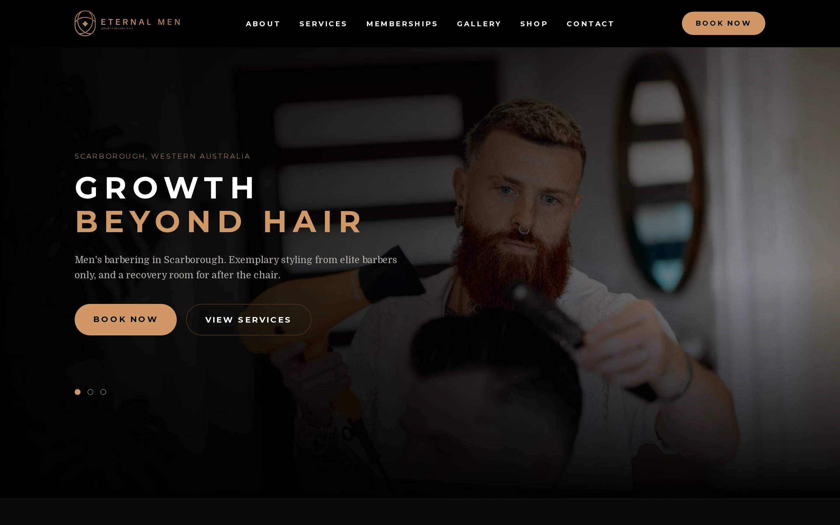 Eternal Men, Barbershop site and admin