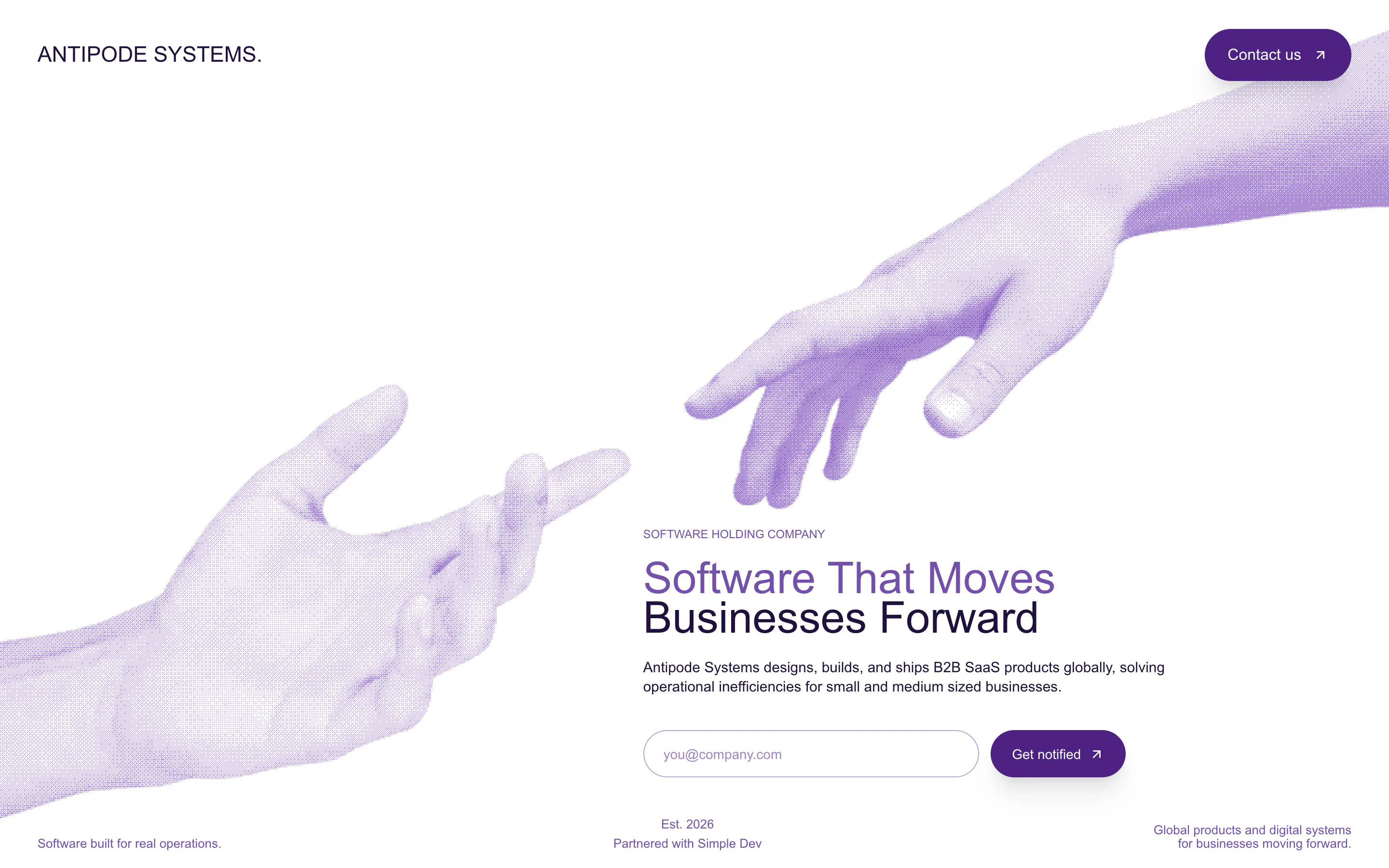 Antipode Systems, Software holding company