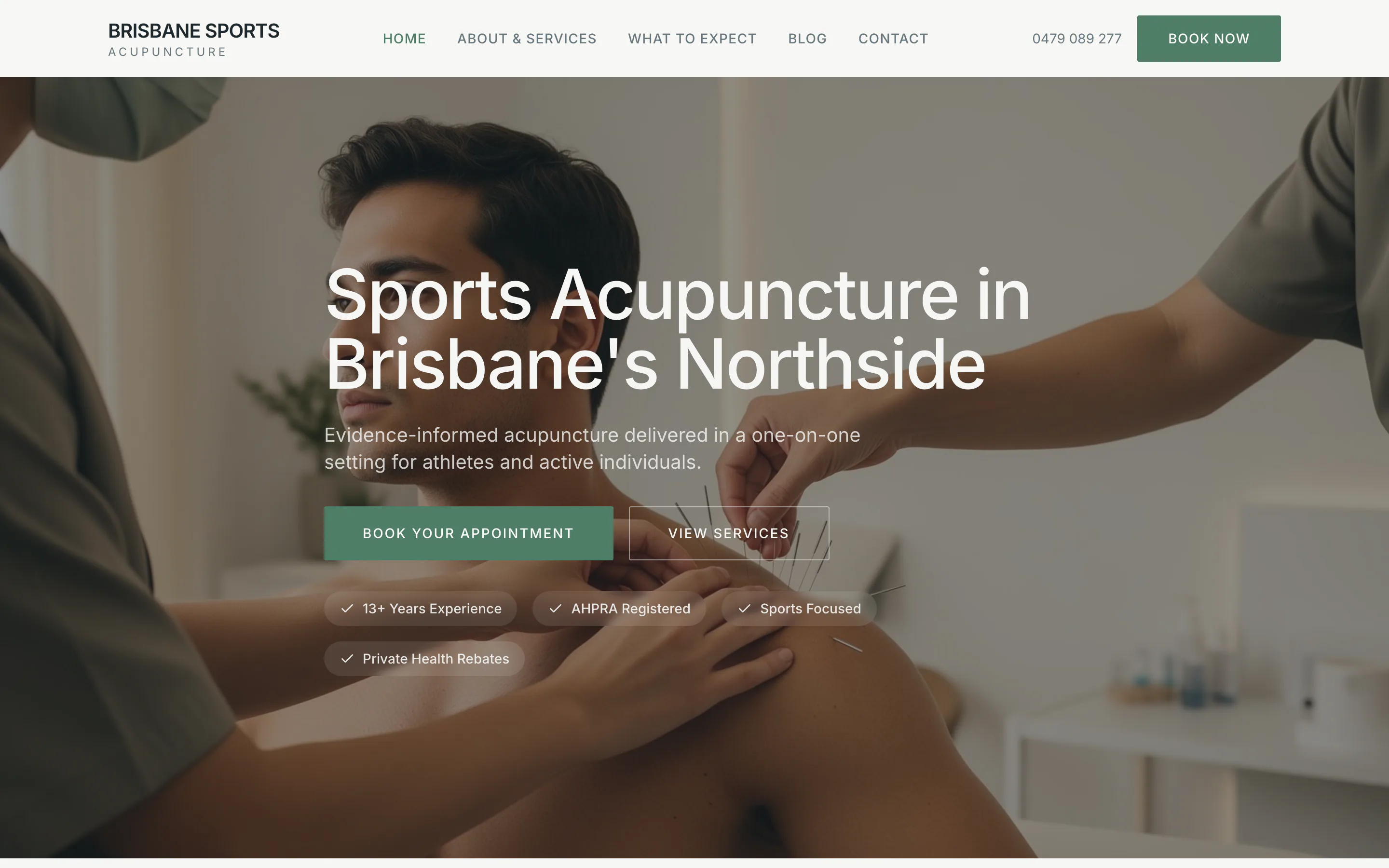 Brisbane Acupuncture, Healthcare website