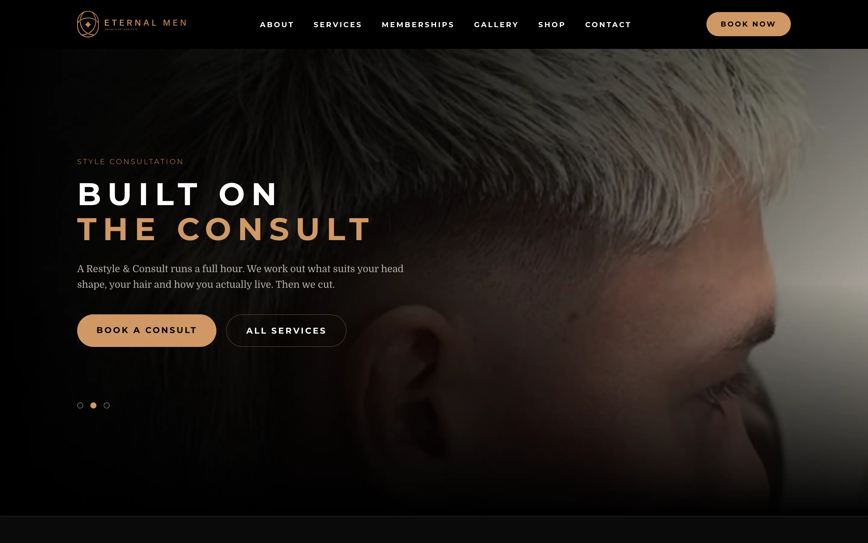 Eternal Men, Barbershop site and admin
