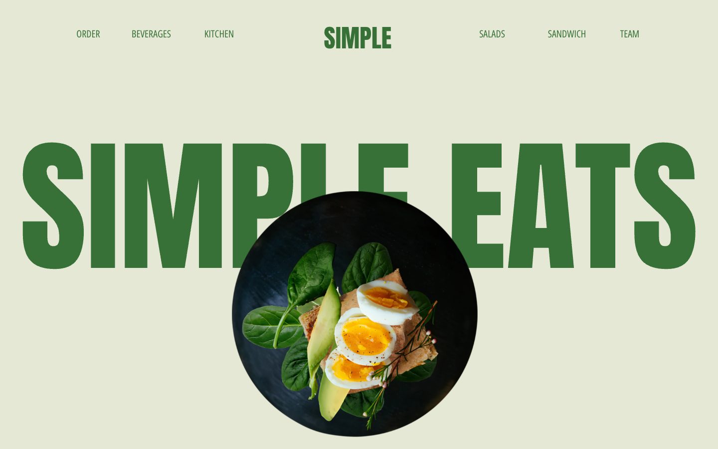 Simple Eats template