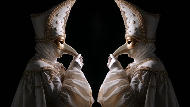 Mirror Self, a loop from the Masquerade VJ Pack