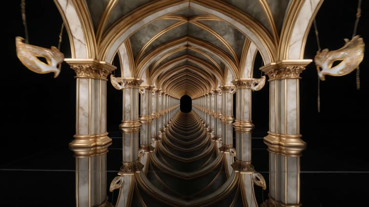 City Of Masks, a loop from the Masquerade VJ Pack